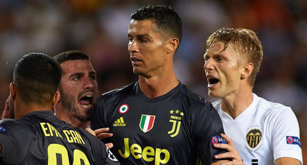 UEFA decidió sancionar con un partido a Cristiano Ronaldo por su expulsión con roja. | Foto: Getty