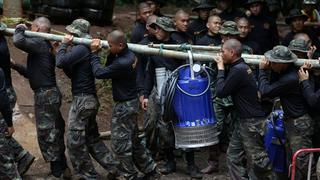 Tailandia:La tarea de rescate contrarreloj de los niños atrapados en cueva [FOTOS]