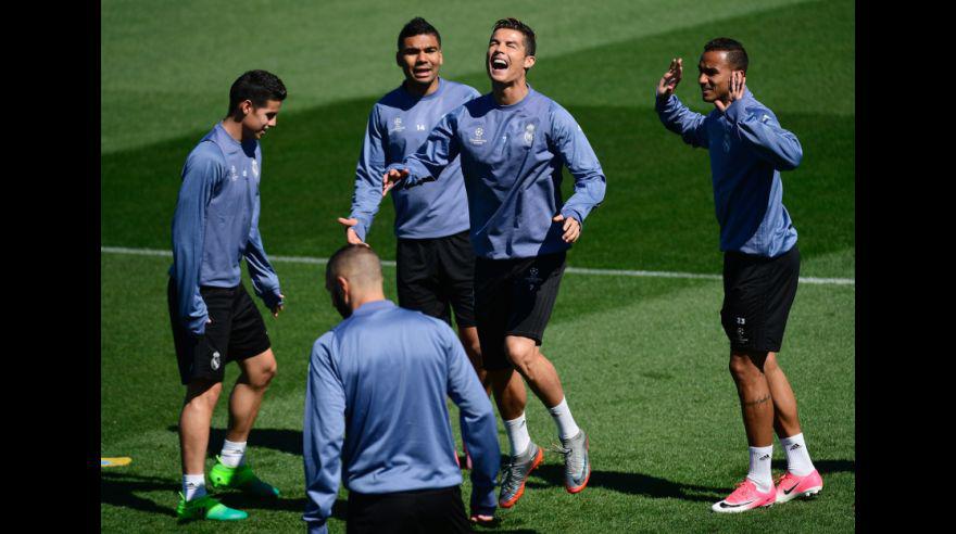 Real Madrid quedó listo para derbi entre sonrisas y optimismo - 7