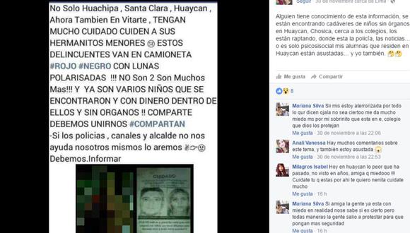 Huaycán: es "complejo" identificar autores de virales