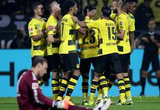 Borussia Dortmund golea 6-1 a Gladbach y espera a Real Madrid 