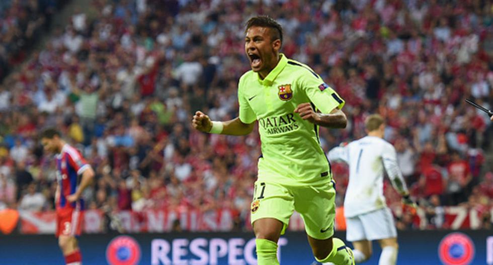 Neymar fue la gran figura del Barcelona ante el Bayern Munich. (Foto: Getty Images)