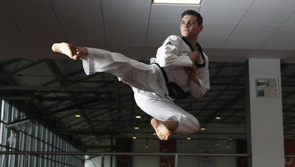 Hugo del Castillo, medallista en Lima 2019, salió al frente ante las palabras de Butters. (Foto: César Campos / El Comercio)