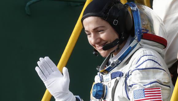 La astronauta Jessica Meir es una de las principales candidatas para convertirse en la primera mujer en la Luna. (Foto: Maxim SHIPENKOV / POOL / AFP)