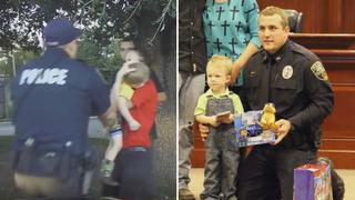 YouTube: heróico policía salvó a niño de morir de asfixia
