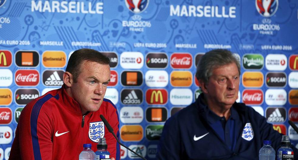 Roy Hodgson y Wayne Rooney invocaron a los hinchas ingleses a que huyan de los problemas durante lo que resta de la Eurocopa. (Foto: AFP)