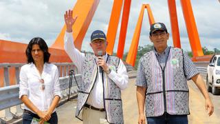 Jefe del Estado inauguró el segundo puente más grande del país