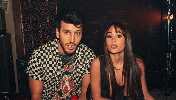 Sebastián Yatra y Aitana durante las grabaciones de "Las dudas" (Foto: Aitanax / Instagram)