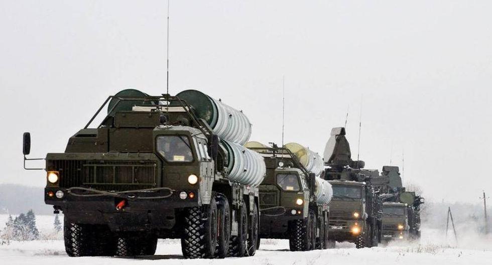 Armas de guerra: Sistema de misiles S-400. (Foto: Ministerio de Defensa de Rusia / Facebook)