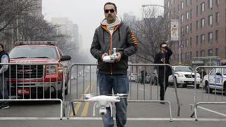 El derrumbe de edificios en Manhattan captado por un drone