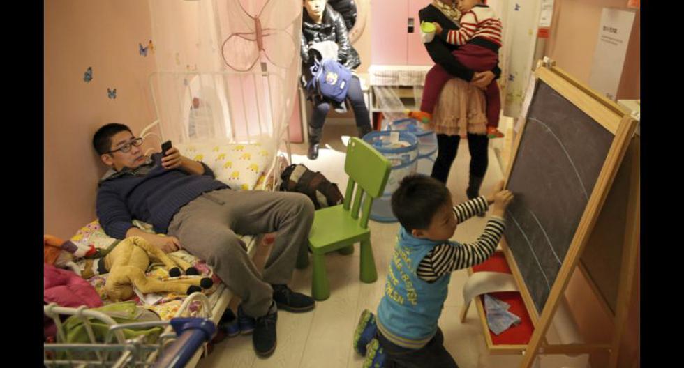 Imagen referencial de política del hijo único en China. (Foto: EFE)