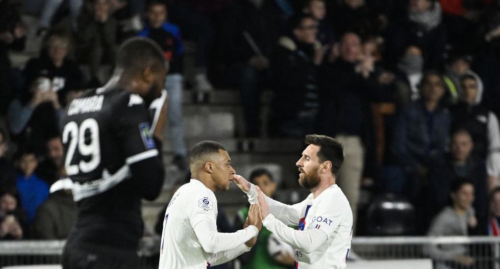 Resumen PSG - Angers por Ligue 1 con Messi y Mbappé | Foto: AFP