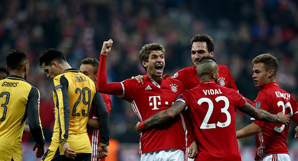 Bayern Múnich y Arsenal se enfrentan nuevamente en un encuentro amistoso | Foto: Getty