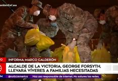 Coronavirus en Perú: Municipalidad de La Victoria entrega víveres a familias 