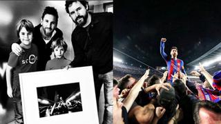 Lionel Messi recibió la foto viral de la remontada ante PSG