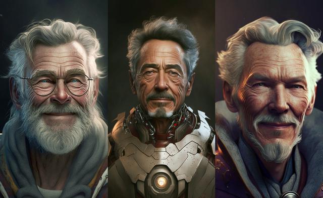Así se verían Thor, Iron Man, Dr. Strange y otros superhéroes de Marvel de ancianos, según una IA