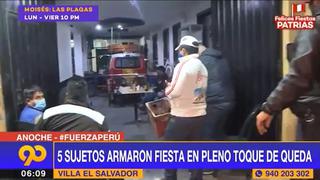 VES: Policía intervino a cinco personas que celebraban un cumpleaños en pleno toque de queda 