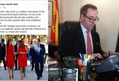 La historia detrás del curioso mensaje en redes que escribió el cónsul español destituido en Washington