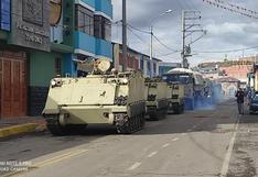 Puno: militares se dirigen a la ciudad tras desbloquear vías del distrito de Pichacani
