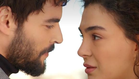 Ebru Şahin y Akın Akınözü interpretan a Reyyan y Miran, respectivamente, en la exitosa telenovela turca “Hercai” (Foto: Ebru Şahin/Instagram)