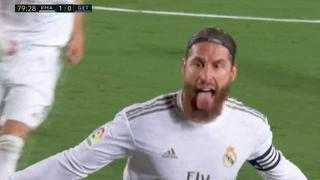 Real Madrid vs. Getafe: Sergio Ramos decretó el 1-0 de los blancos por LaLiga | VIDEO