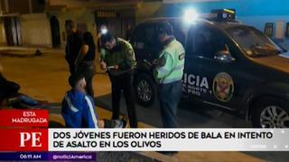 Delincuentes disparan contra jóvenes que se resistieron a asalto en Los Olivos