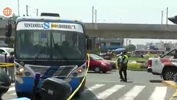 El atropello ocurrió en el óvalo Higuereta y  a plena luz del día | Foto: Captura de video ( América Noticias )