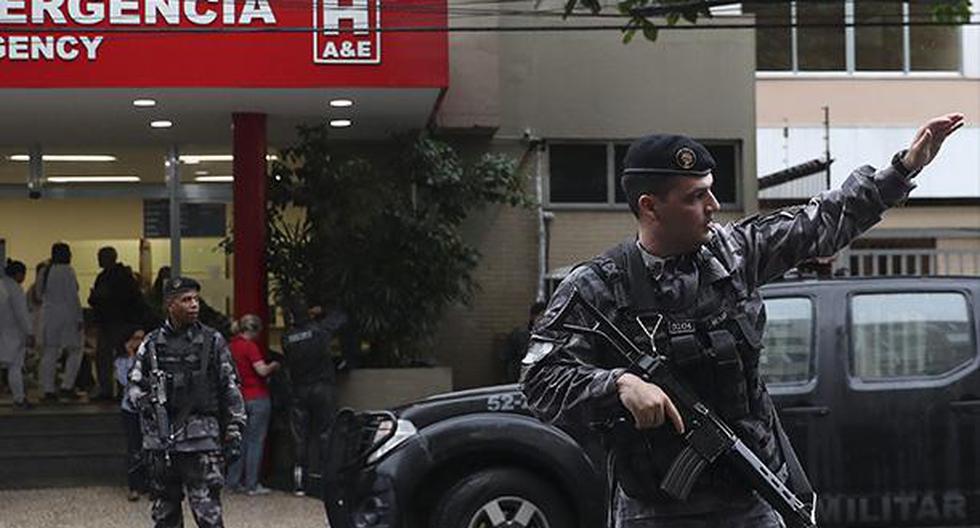 Española muere por disparos de policía tras saltarse control en favela de Río. (EFE)