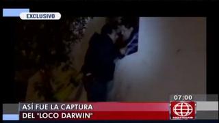 'Loco Darwin': así fue capturado en vivienda del Cusco [VIDEO]