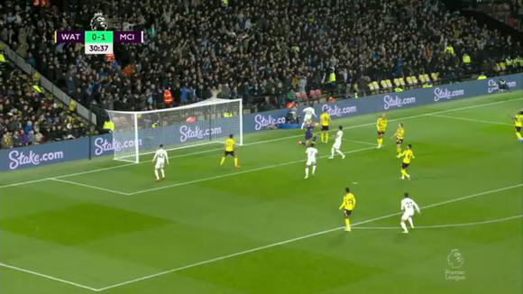 Bernardo Silva marcó el 2-0 de Manchester City vs. Watford | Video: ESPN.
