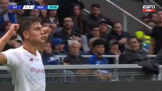 Una ‘Joya’ de Dybala: el golazo de Roma para anotar el 1-1 sobre Inter en Serie A | VIDEO