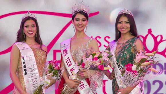 Valeria Zeballos ganó la corona del Miss Teen Model Perú 2022. (Foto: Difusión)