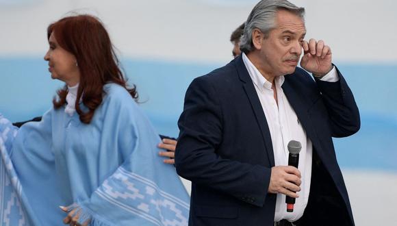 PASO 2021: El presidente de Argentina, Alberto Fernández, junto a la vicepresidenta Cristina Kirchner en una imagen del 24 de octubre del 2019. (Juan MABROMATA / AFF).
