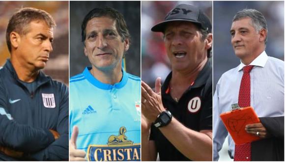 Solo cinco clubes son dirigidos por técnicos peruanos en el inicio de la temporada 2018. La mitad de los 16 entrenadores finalizaron el campeonato pasado. Tres estrategas debutan en nuestro fútbol. (Foto USI)