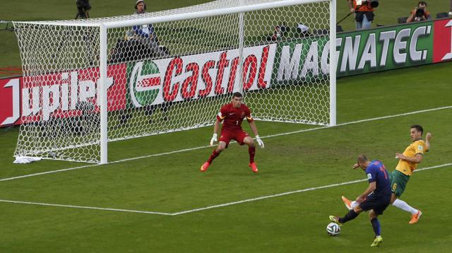 Australia vs. Holanda: gol de Robben en fotos de alta calidad - 1