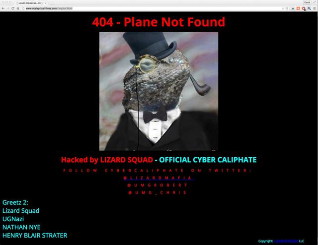 El Estado Islámico hackeó el sitio web de Malaysia Airlines - 2