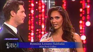 Miss Perú: la respuesta sobre feminicidio de Romina Lozano