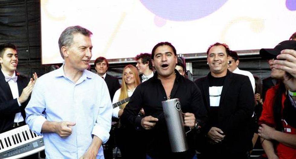 Mauricio Macri en una festival de cumbia (Foto: Presidencia de Argentina)