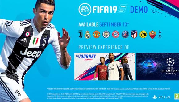 La demo se podrá descargar desde el 13 de setiembre. (Foto: EA Sports)