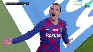 Barcelona vs. Mallorca: Griezmann anotó golazo tras genial pase de Ter Stegen desde su área [VIDEO]