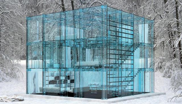 Si lo que buscas es una vista privilegiada, este proyecto es ideal para ti. Se trata de una casa en medio del bosque hecha totalmente de vidrio desde el exterior hasta los muebles. (Foto: santambrogiomilano.it)