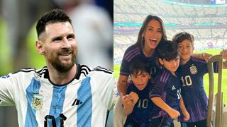 Qatar 2022: Antonela Roccuzzo y su eufórica celebración luego que Argentina llegó a la final