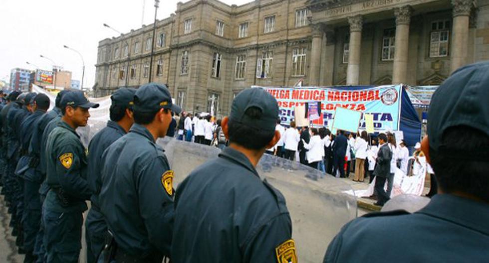 Declaran ilegal la huelga médica. (Foto: Andina)