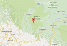 Perú: Sismo de magnitud 4,8 grados se produjo en selva del sur