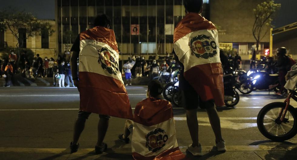 Una imagen de la Tercera Marcha Nacional que devino en la renuncia del presidente Manuel Merino. (Foto: GEC)