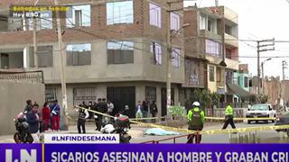 San Martín de Porres: sujetos asesinan a ciudadano extranjero y graban el crimen 