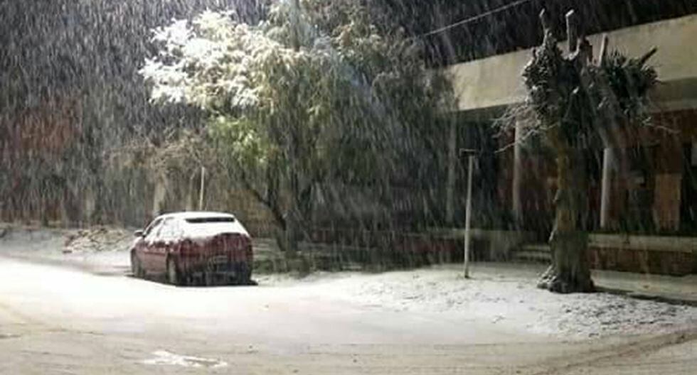 Latinoamérica Frío invernal La inusual nieve que sorprendió a Buenos