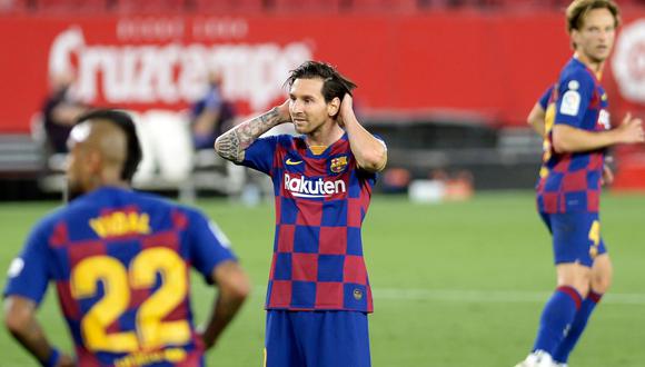 Lionel Messi sumó ante el Atlético de Madrid el gol 700 de su carrera. (Foto: AFP)