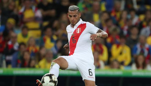 Miguel Trauco confía en que la selección peruana cortará la mala racha en las Eliminatorias.  REUTERS/Ricardo Moraes