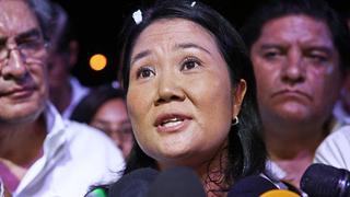 Keiko insiste: Libertad de mi padre solo se verá en vía legal